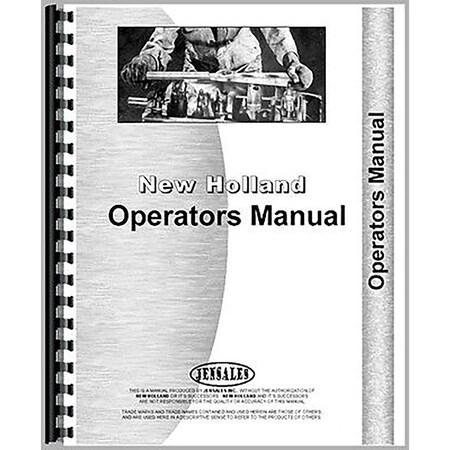 Operator Manual Fits New Holland 290 Baler